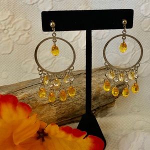 Tangerine Statement Earrings